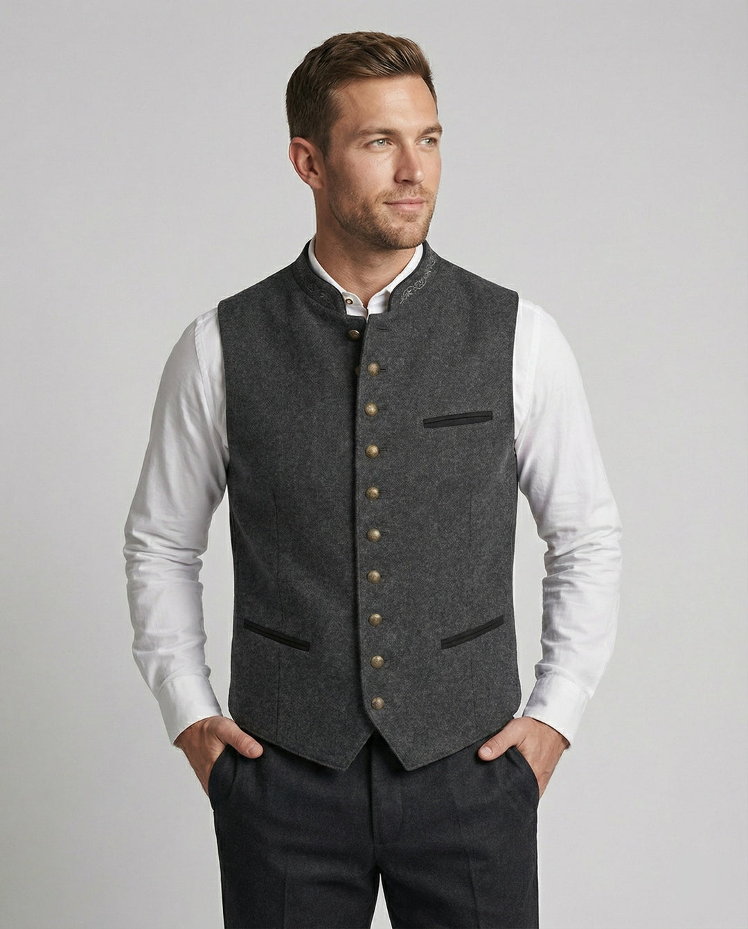 Sebastiano | Gilet Slim Fit Elegante e Moderno per Uomo 0