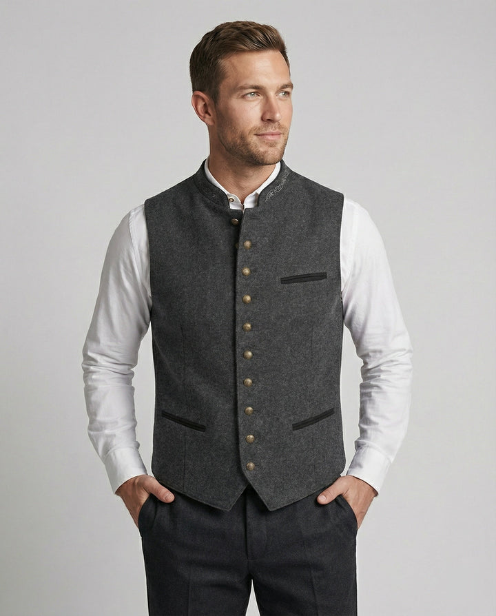 Sebastiano | Gilet Slim Fit Elegante e Moderno per Uomo 0