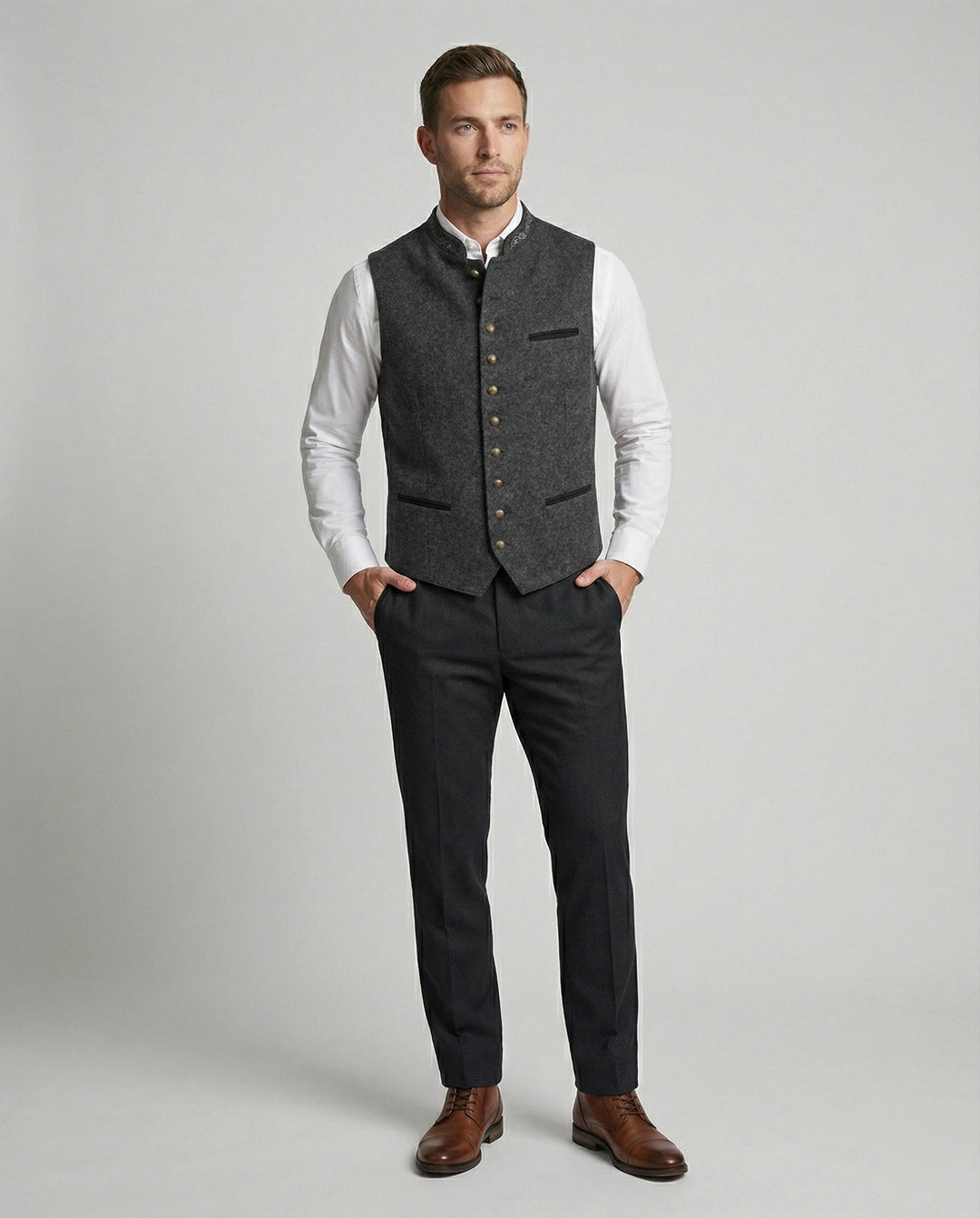 Sebastiano | Gilet Slim Fit Elegante e Moderno per Uomo 1