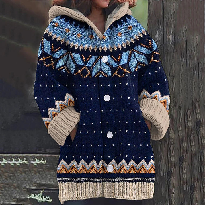Selina | Cardigan caldo da donna con elegante fantasia 1