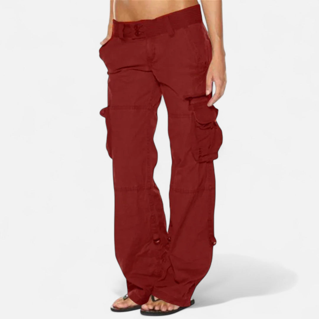 Selina | Pantaloni cargo comodi ed eleganti 0