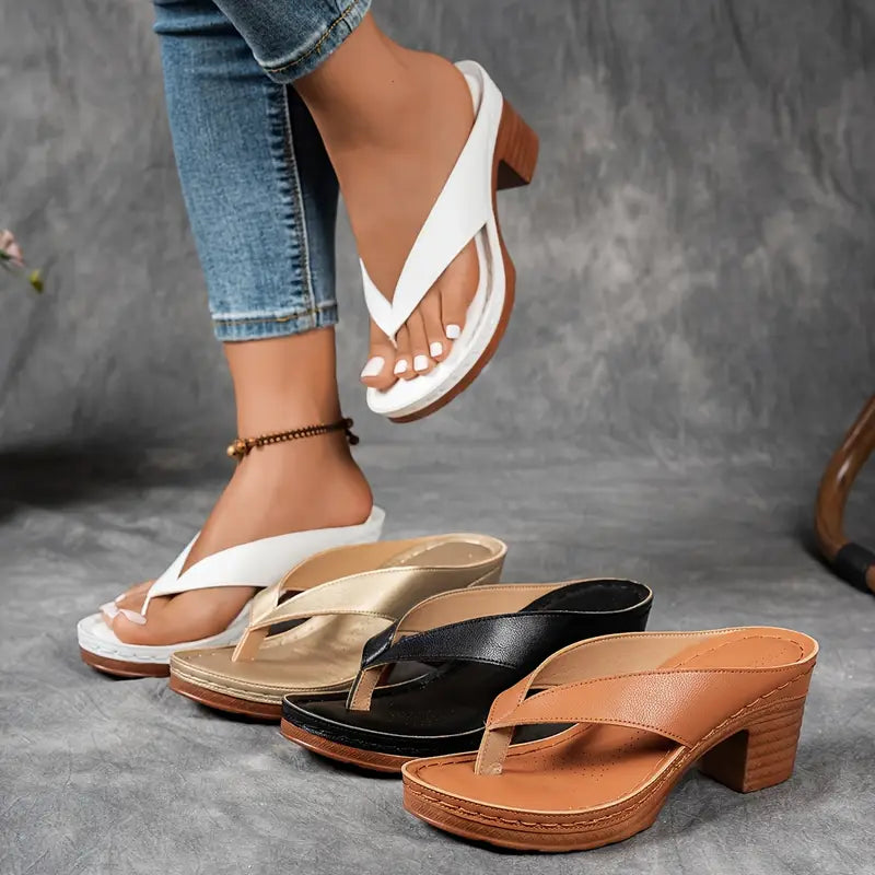 Selvina | Eleganti e comode pantofole da donna con tacco 8
