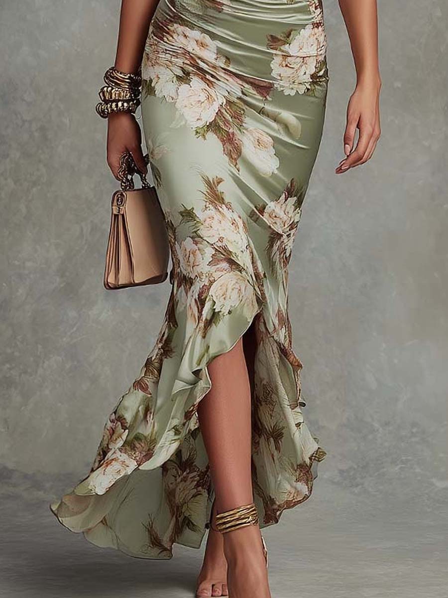 Serafina | Elegante Maxi Abito Avvolgente da Donna per Cerimonia e Occasioni Speciali 4