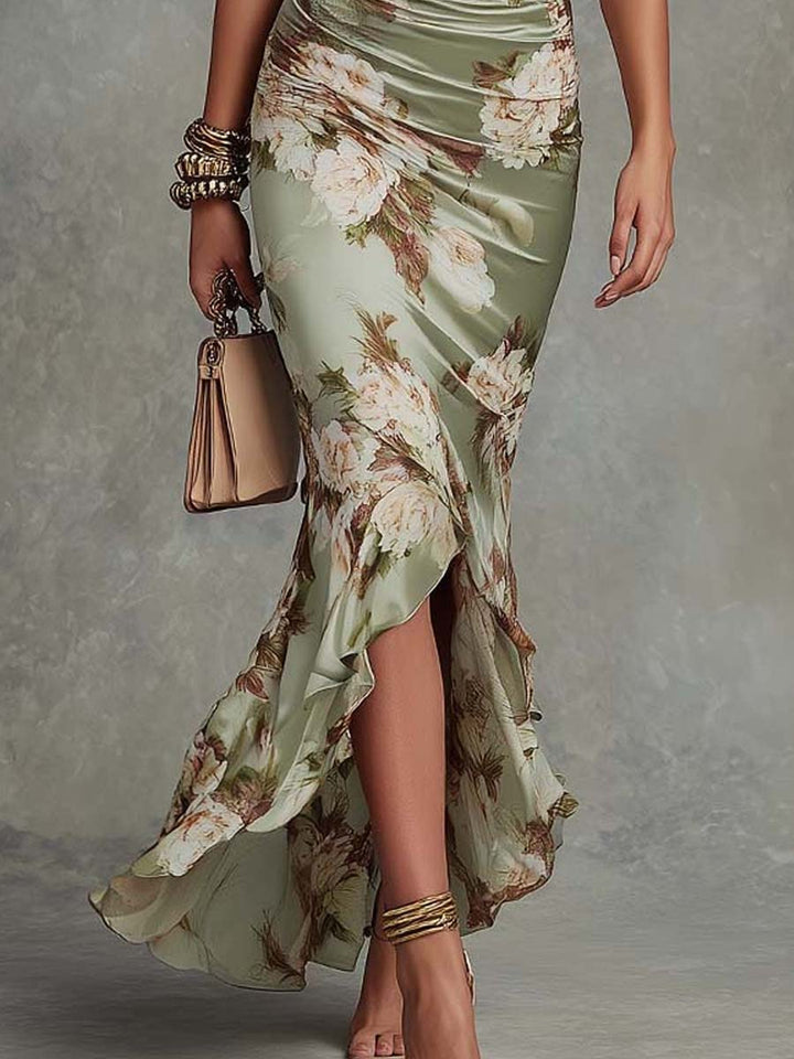 Serafina | Elegante Maxi Abito Avvolgente da Donna per Cerimonia e Occasioni Speciali 4