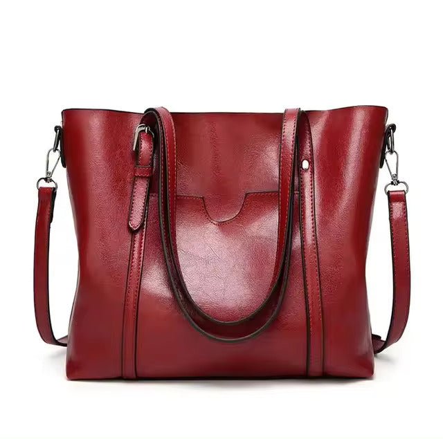 Seraphina | Elegante borsa tote in cera d'olio effetto pelle 4