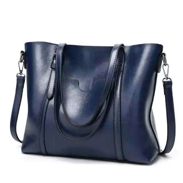 Seraphina | Elegante borsa tote in cera d'olio effetto pelle 6