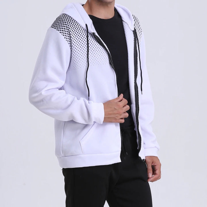 Sergio | Comoda, Elegante & Sportiva Giacca Sportiva con Cappuccio 3