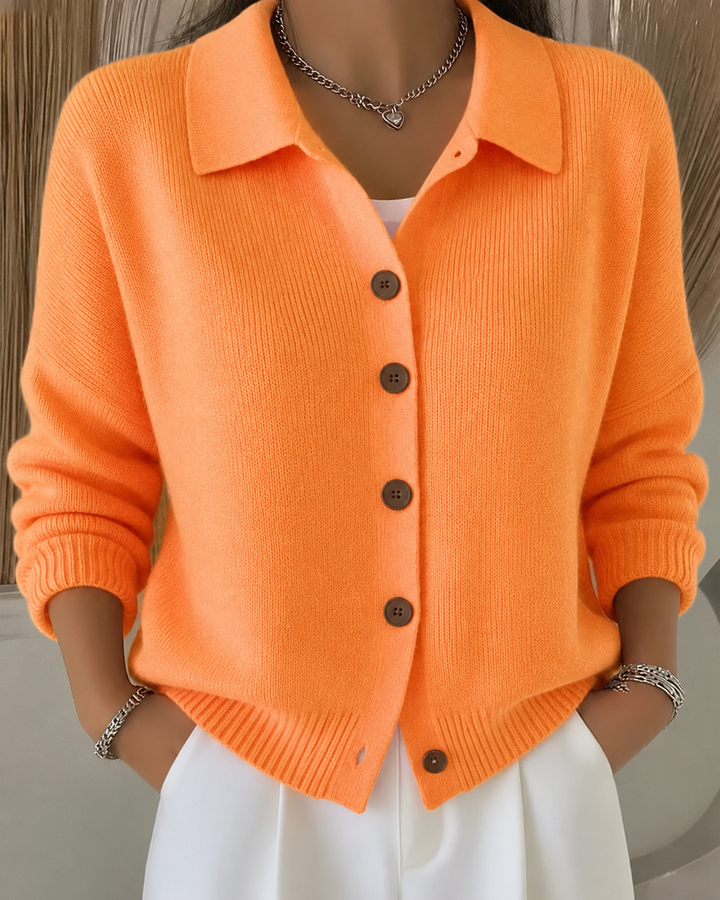 Sienna | Cardigan con colletto a bottoni 4