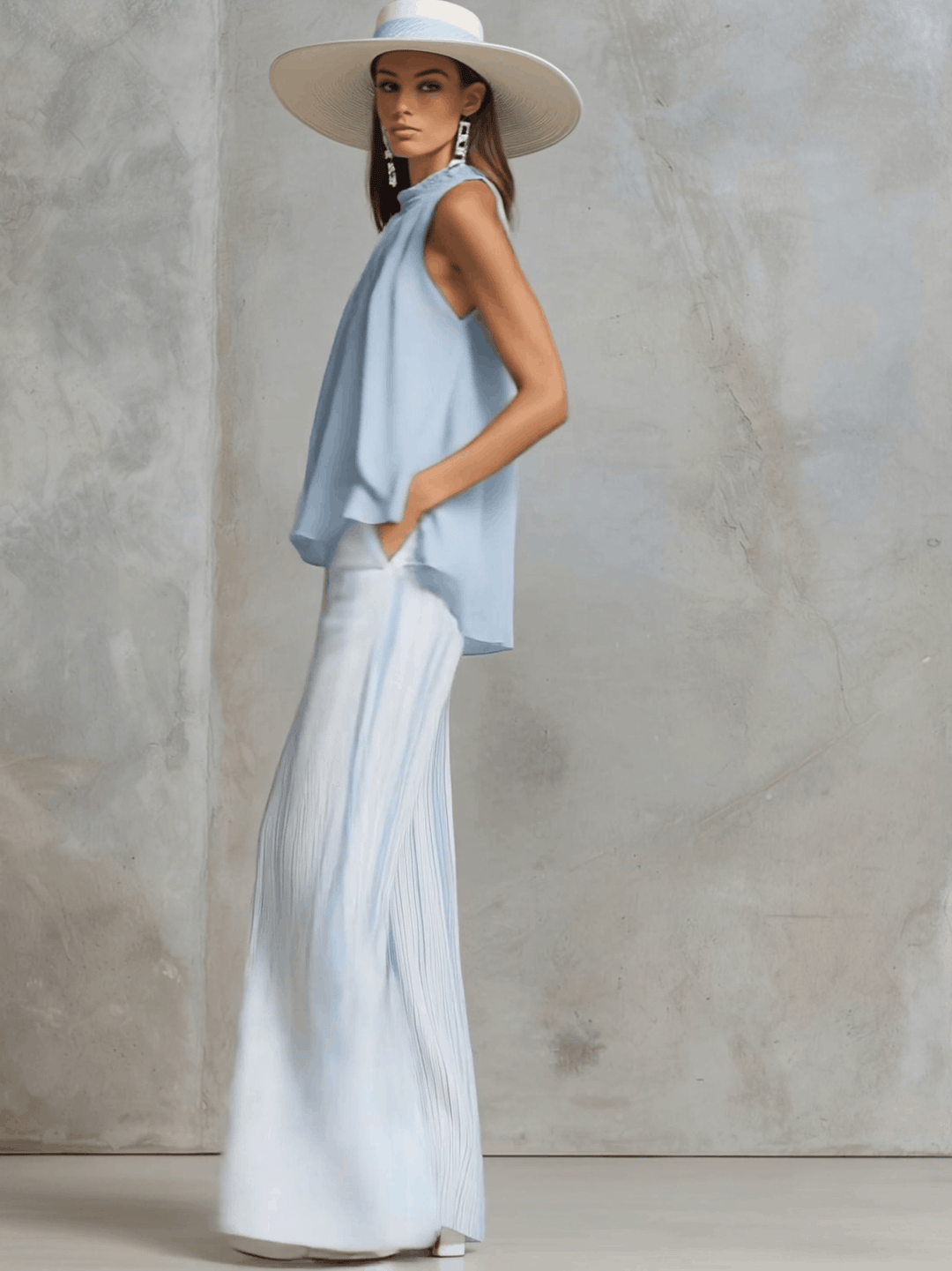 Sienna | Elegante Completo Estivo Due Pezzi in Chiffon Leggero e Fluido 5