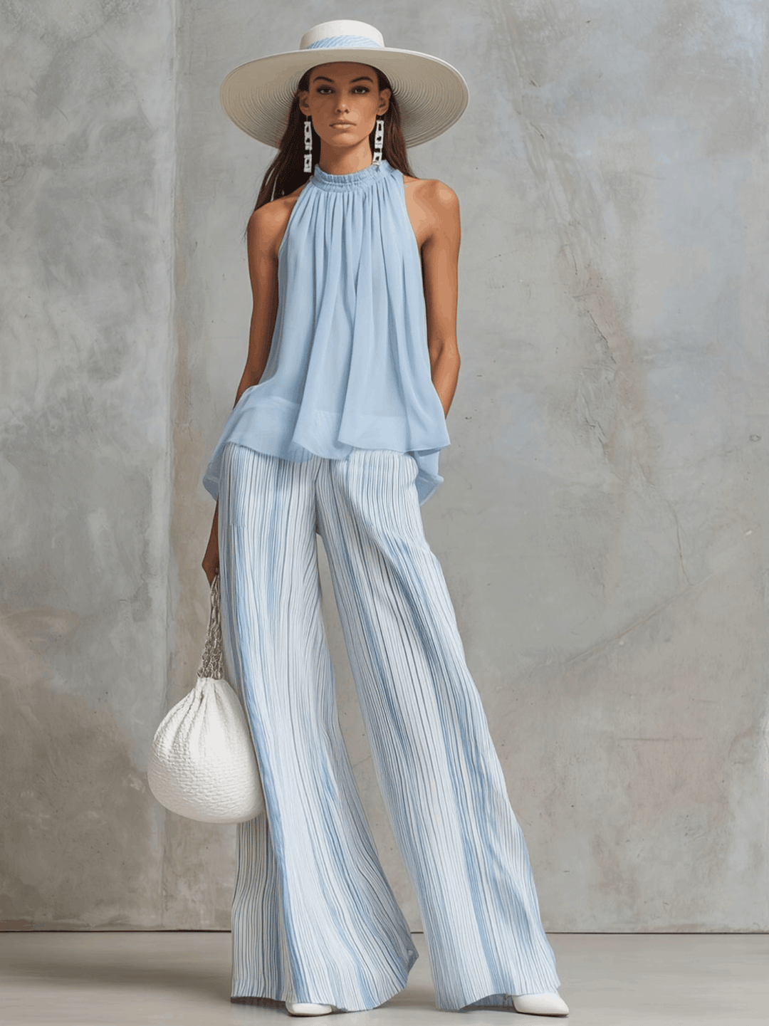 Sienna | Elegante Completo Estivo Due Pezzi in Chiffon Leggero e Fluido 6