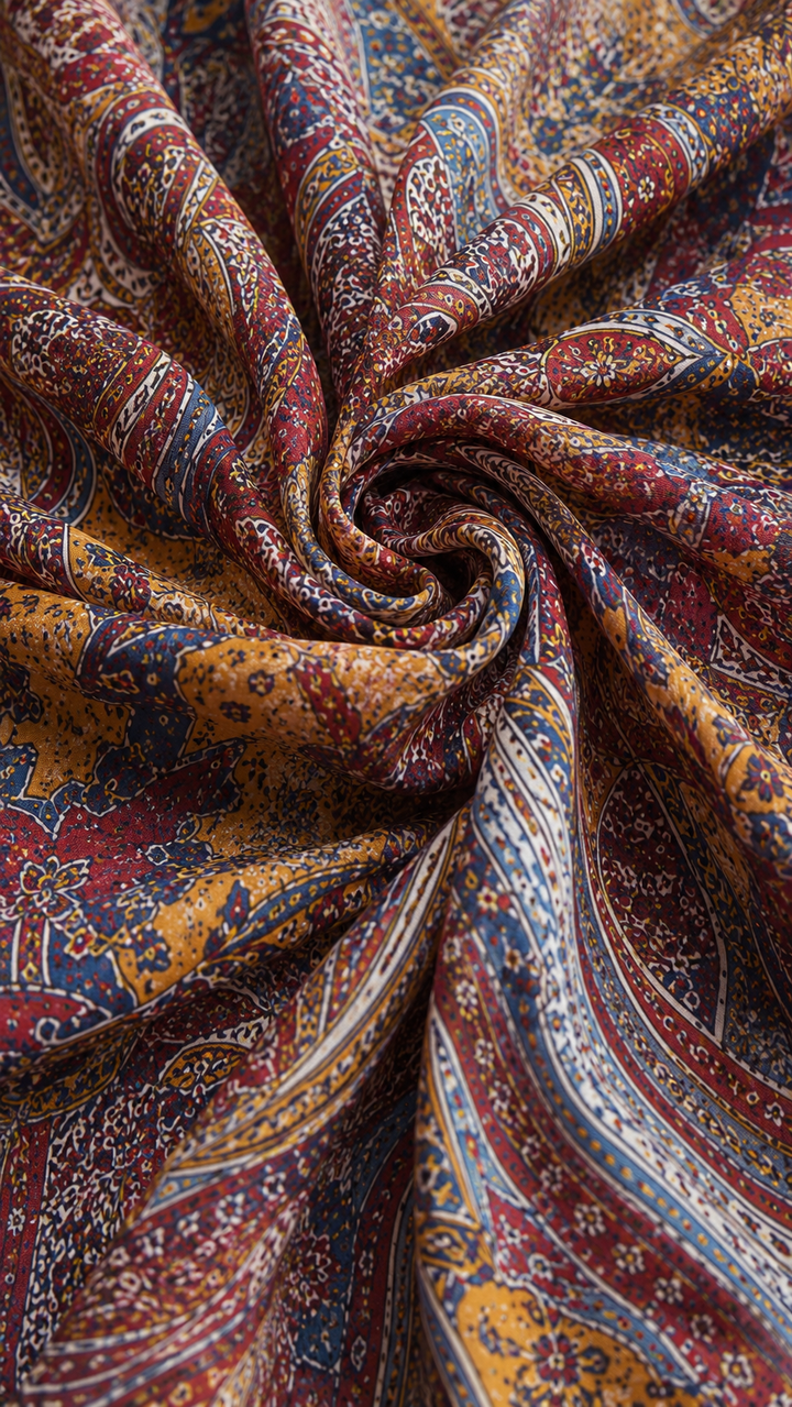 Sienna | Elegante Maxi Abito Donna Fluido in Stile Boho con Stampe Artistiche 4