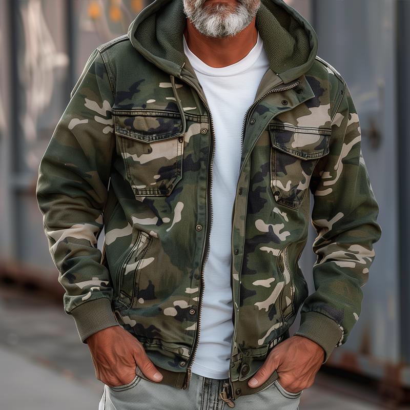 Simeon | Giacca Cargo Camo – Resistente, Pratica &amp; Stile Moderno 0