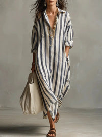 Chiara | Elegant and lightweight summer shirt dress