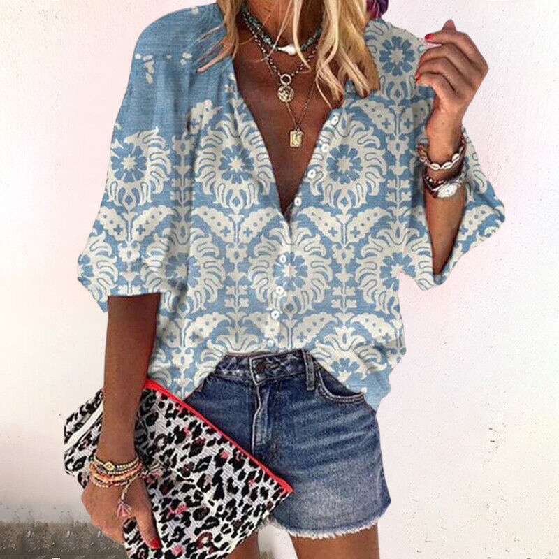 Sofia | Camicetta Donna Boho Leggera Estiva Comfort Taglio Largo 4