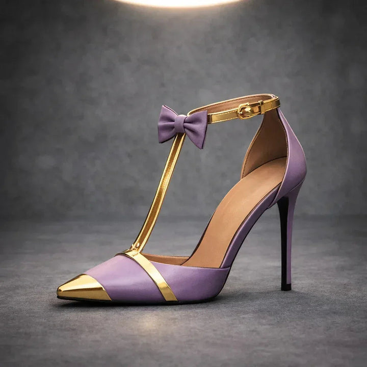 Sofia | Elegant & Glamorous Women’s Stiletto Heels with Bow Detail 8