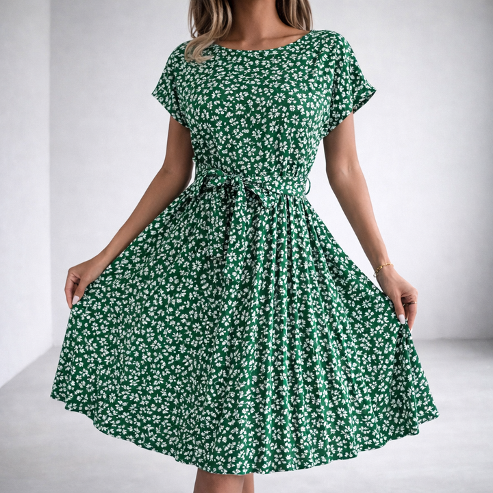 Sofia | Elegante Abito Floreale Cerimonia – Romantico e Versatile per Occasioni Speciali 2