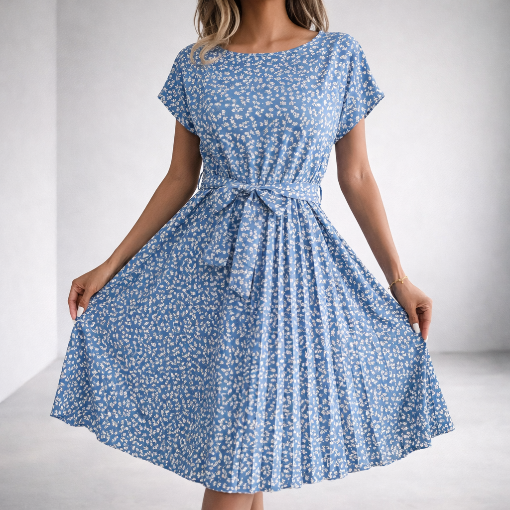 Sofia | Elegante Abito Floreale Cerimonia – Romantico e Versatile per Occasioni Speciali 3