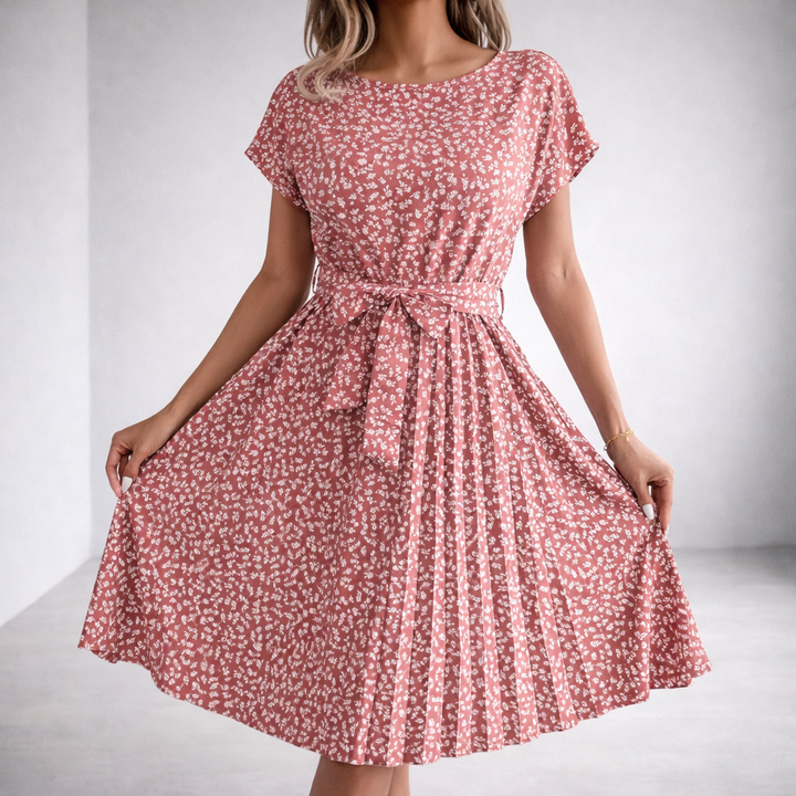 Sofia | Elegante Abito Floreale Cerimonia – Romantico e Versatile per Occasioni Speciali 4