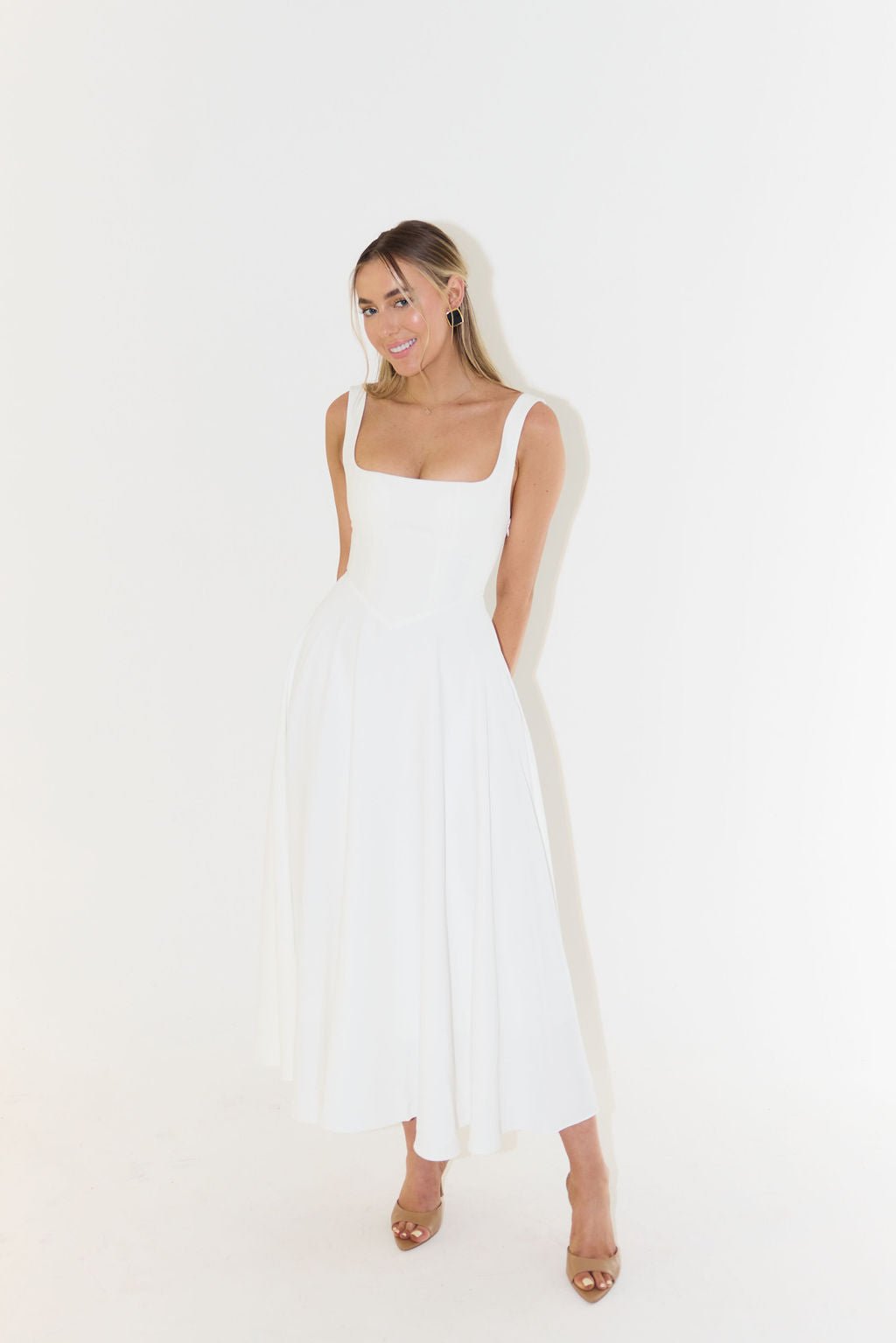 Sofia | Elegante Abito Midi A-Line per Ogni Occasione 0