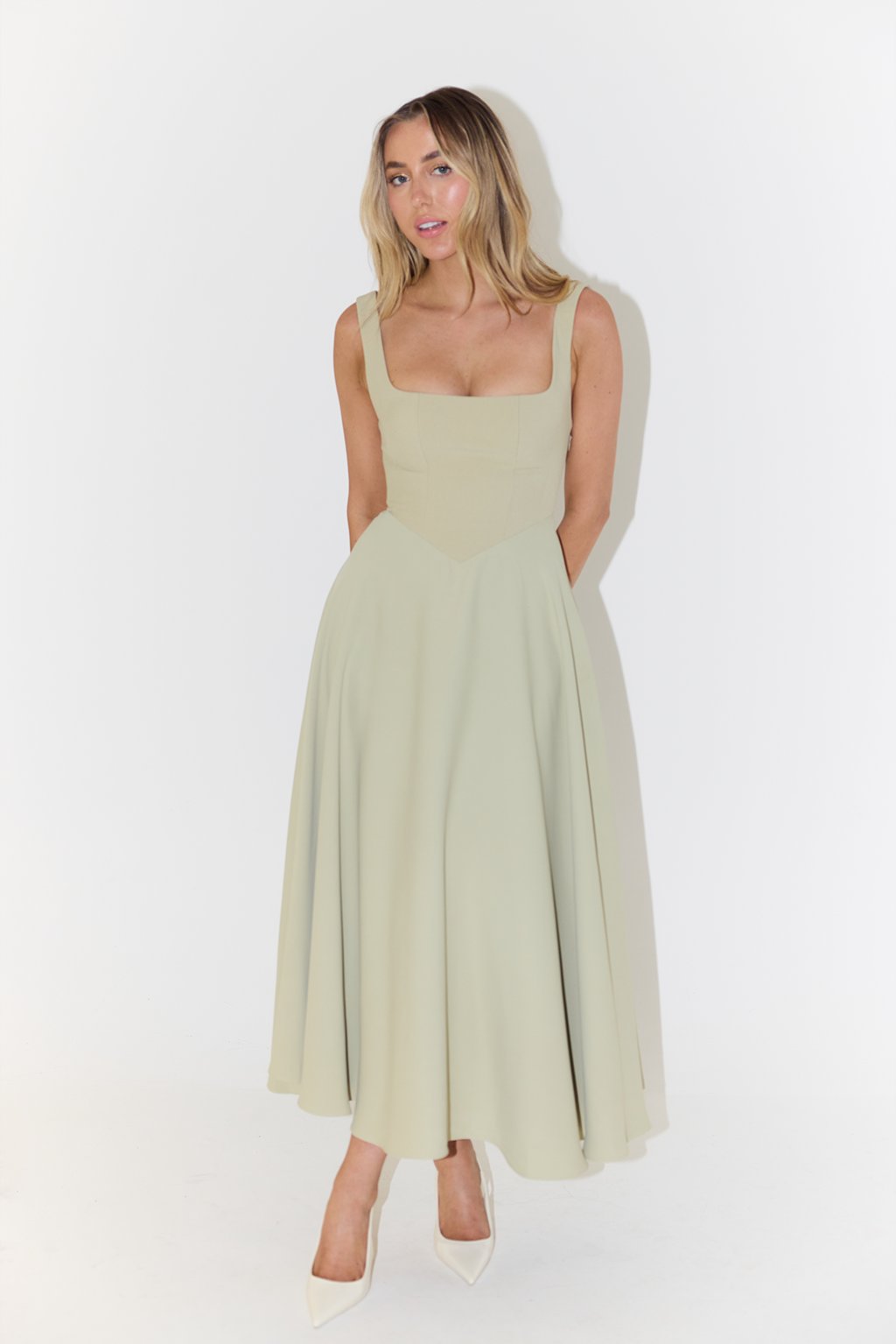 Sofia | Elegante Abito Midi A-Line per Ogni Occasione 8
