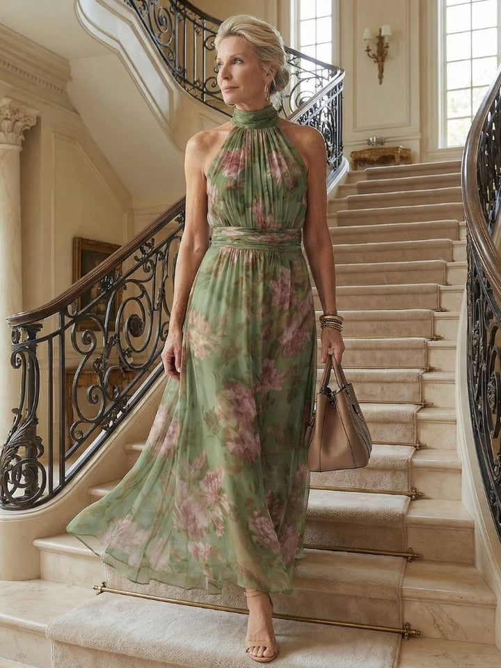 Sofia | Elegante Abito Midi Floreale per Cerimonia e Occasioni Estive 5