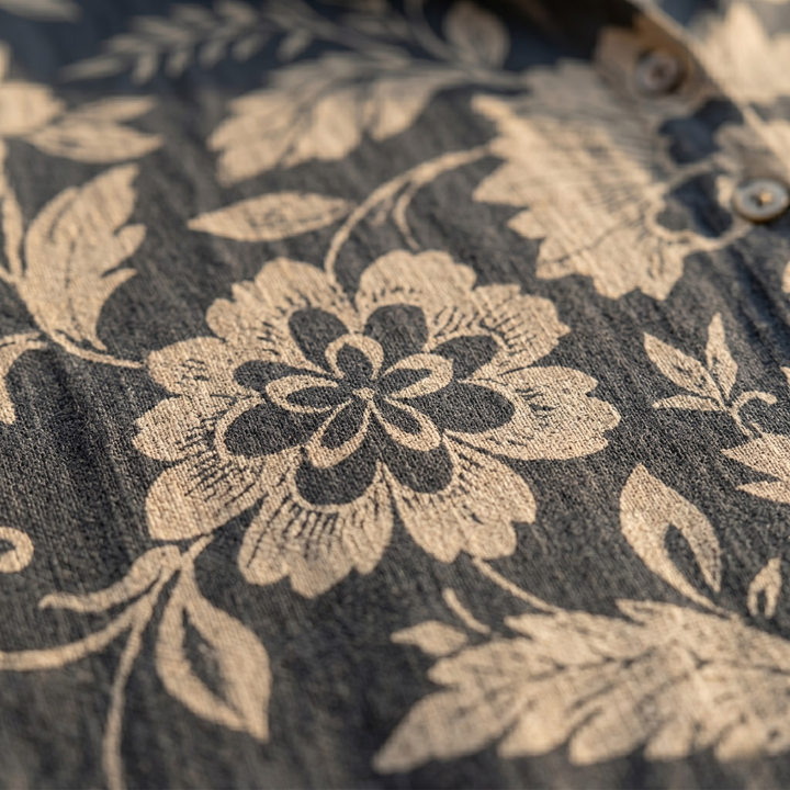 Sofia | Elegante Camicia Lino Donna con Stampa Floreale, Leggera e Traspirante 3