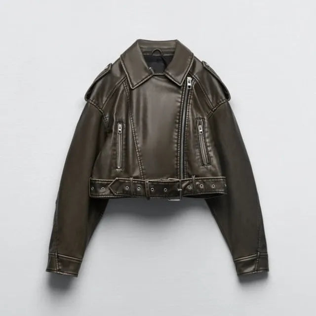 Sofia | Elegante Giacca Moto Donna Slim Fit per Stile e Sicurezza 3