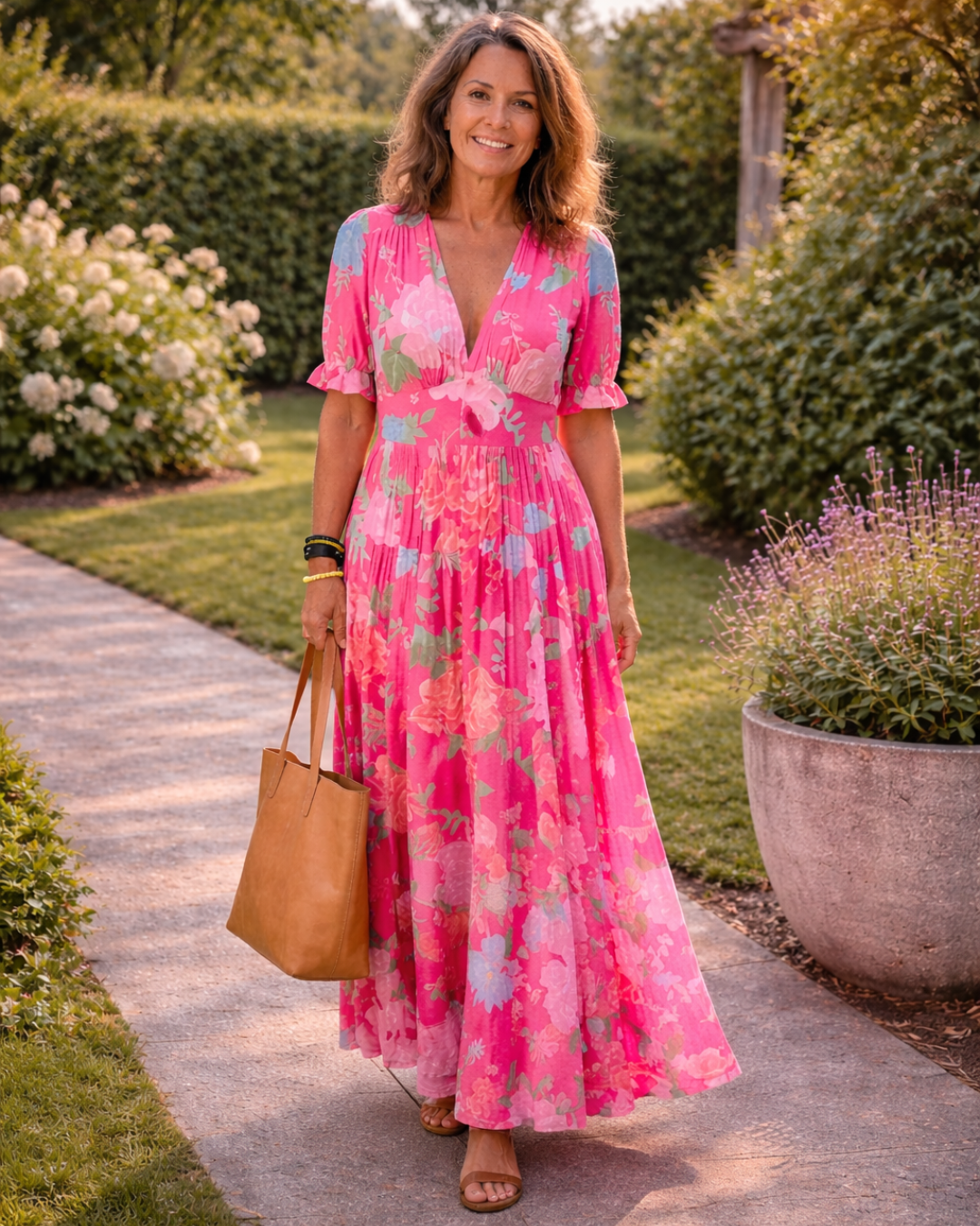 Sofia | Elegante Maxi Abito Floreale – Comfort e Stile Incomparabili 0