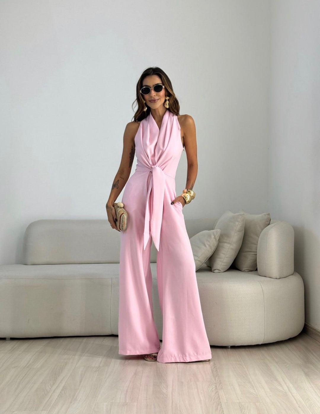 Sofia | Elegante Tuta Donna Estiva con Design Femminile e Gambe Ampie 2