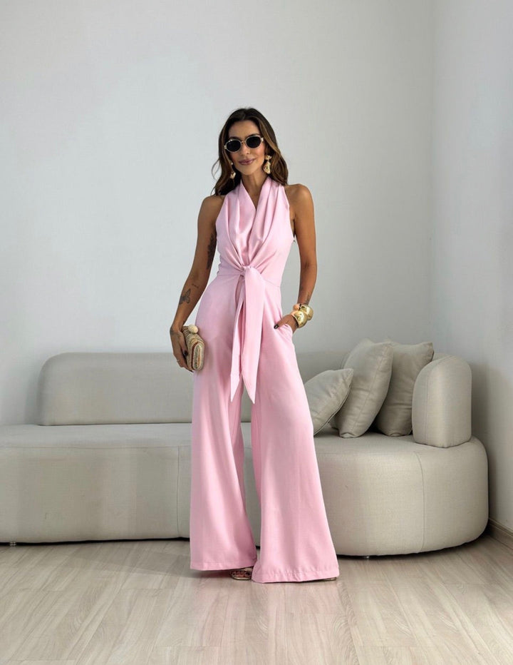 Sofia | Elegante Tuta Donna Estiva con Design Femminile e Gambe Ampie 2