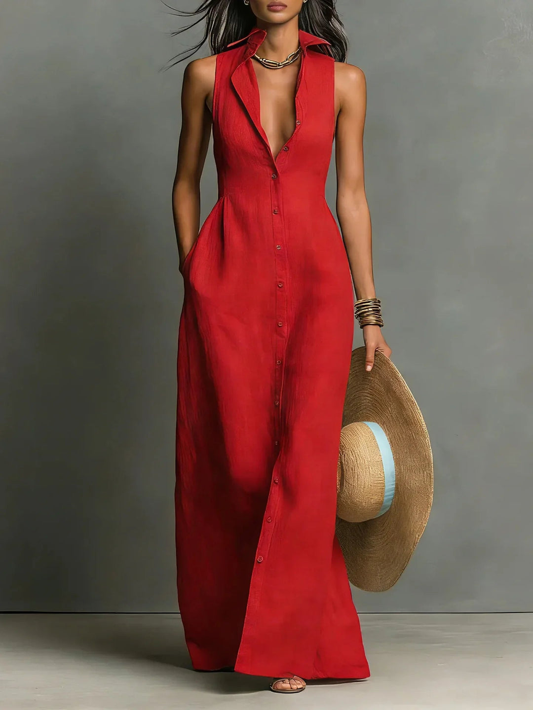 Sofia | Elegante e Arioso Maxi Abito Estivo 1