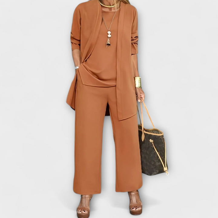 Sofia | Elegante e Confortevole Completo Loungewear in Tre Pezzi 2