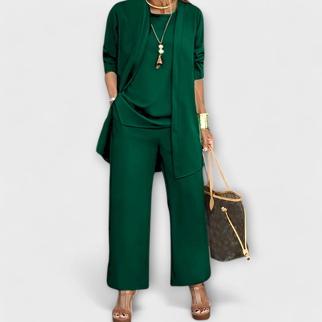 Sofia | Elegante e Confortevole Completo Loungewear in Tre Pezzi 4