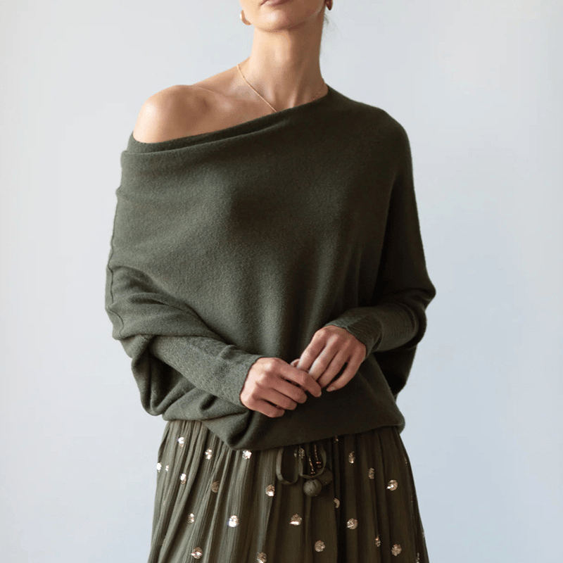 Sofia | Elegante e Confortevole Maglione a Spalle Scoperte 6