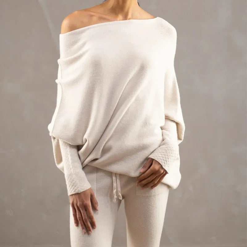 Sofia | Elegante e Confortevole Maglione a Spalle Scoperte 7