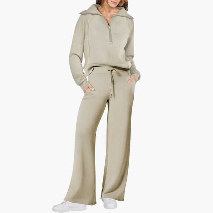 Sofia | Elegante e Confortevole Set Lounge per Casa – Top Sportivo e Pantaloni a Gamba Larga 11