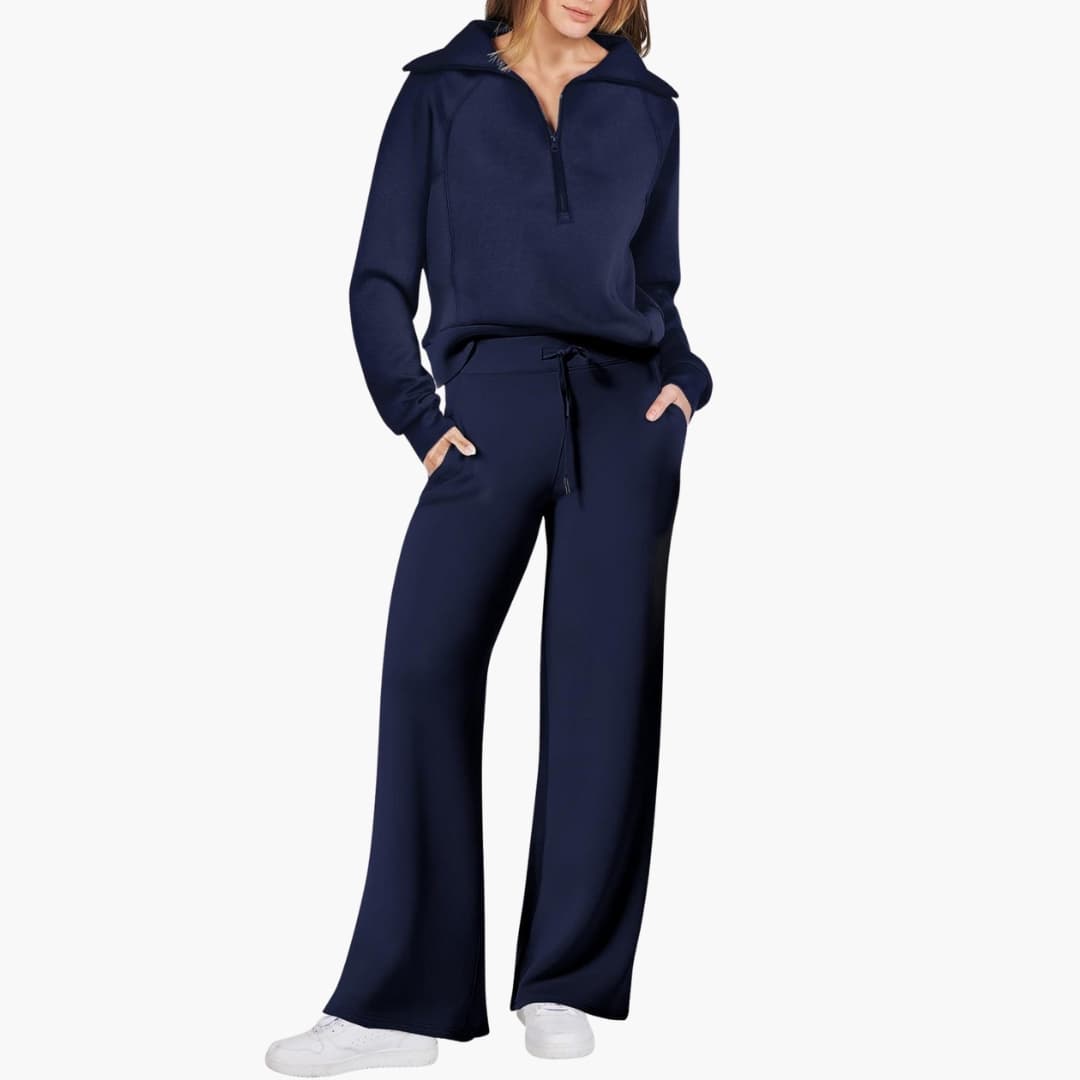 Sofia | Elegante e Confortevole Set Lounge per Casa – Top Sportivo e Pantaloni a Gamba Larga 14