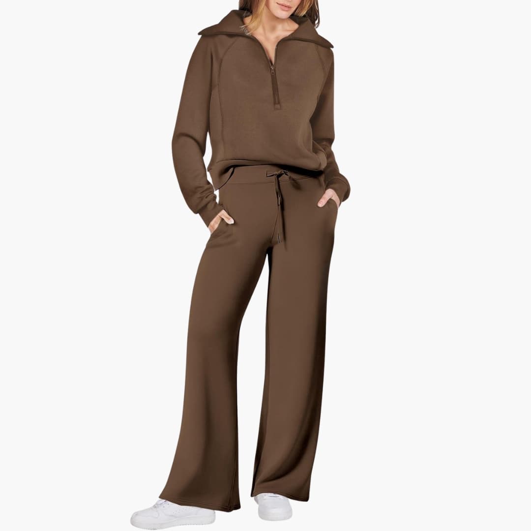Sofia | Elegante e Confortevole Set Lounge per Casa – Top Sportivo e Pantaloni a Gamba Larga 7
