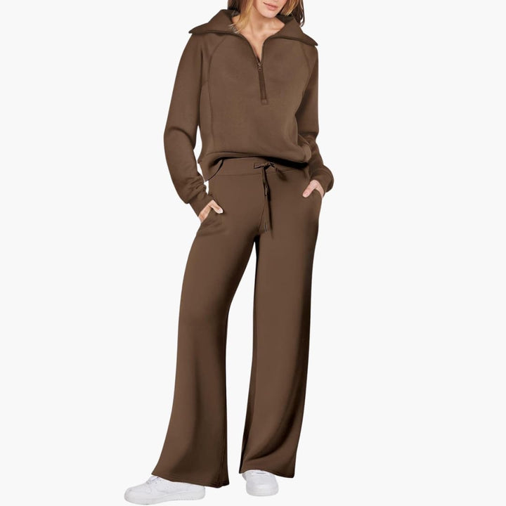 Sofia | Elegante e Confortevole Set Lounge per Casa – Top Sportivo e Pantaloni a Gamba Larga 7