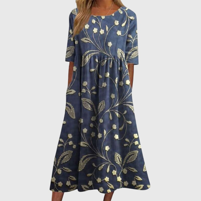 Sofia | Elegante e Fluido Abito Estivo Donna – Vestito Lungo, Traspirante e Versatile 0