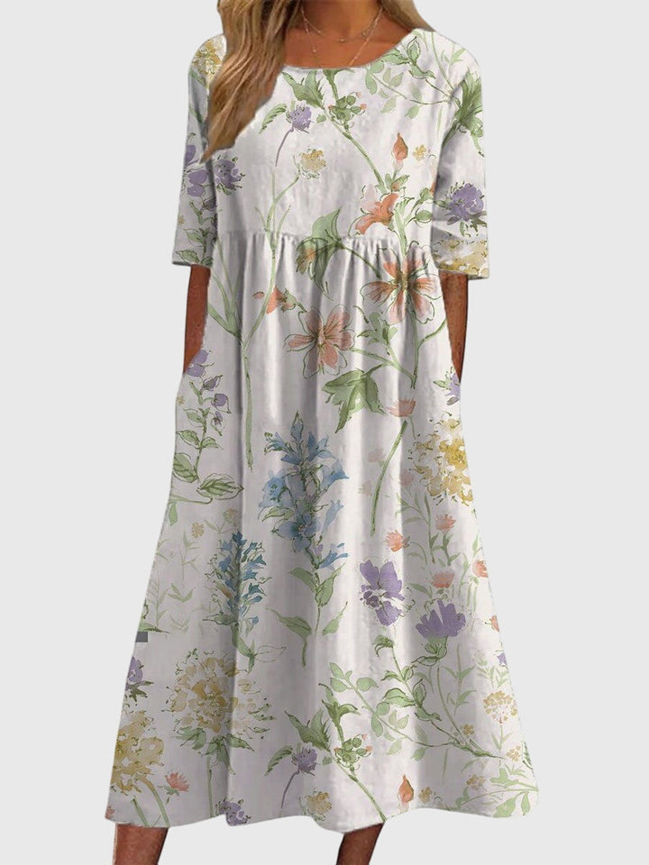Sofia | Elegante e Fluido Abito Estivo Donna – Vestito Lungo, Traspirante e Versatile 3