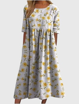 Sofia | Elegante e Fluido Abito Estivo Donna – Vestito Lungo, Traspirante e Versatile 6