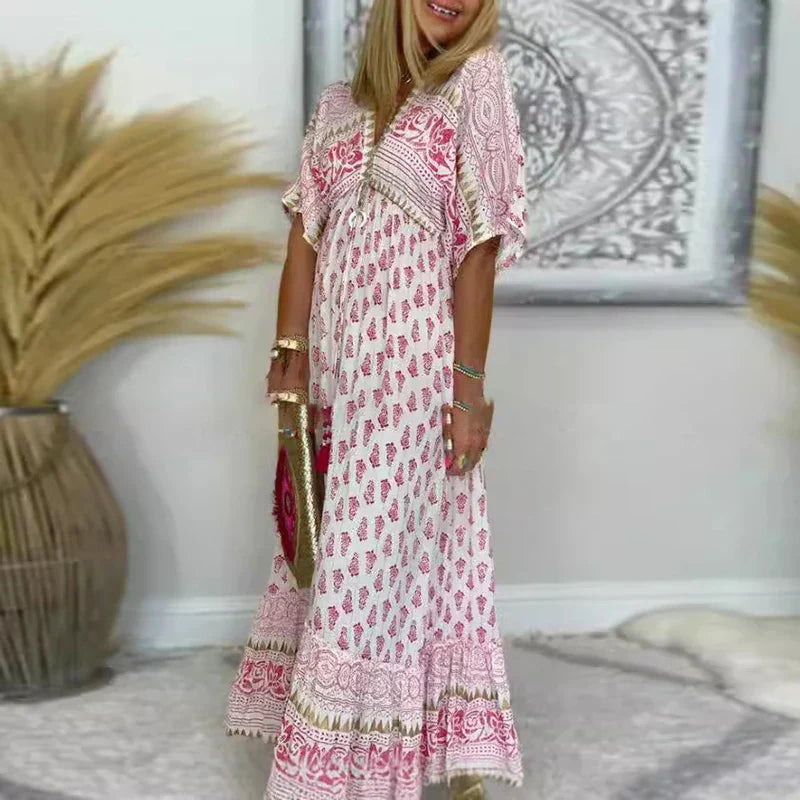 Sofia | Elegante e Fluido Maxi Abito da Donna 0
