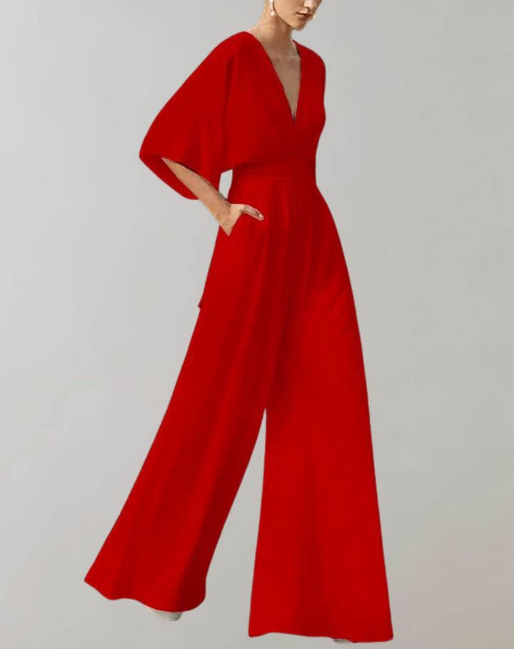 Sofia | Elegante e Traspirante Tuta da Donna con Scollo a V 3