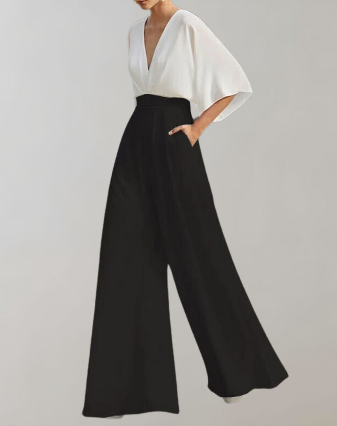 Sofia | Elegante e Traspirante Tuta da Donna con Scollo a V 7