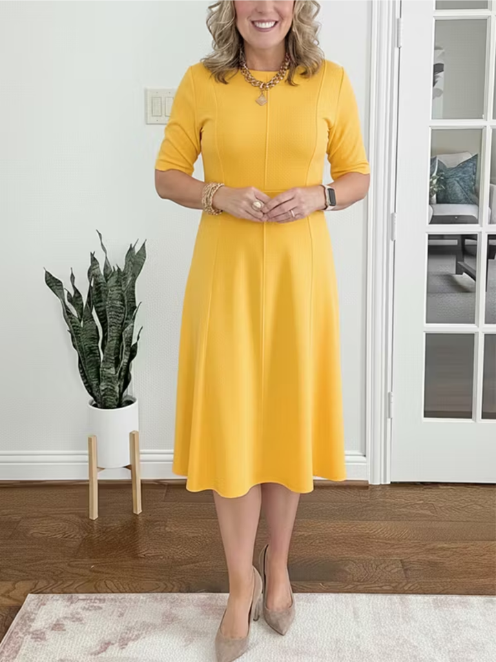 Sofia | Elegante e Versatile Abito Midi da Donna 1