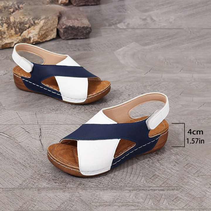 Sofia | Eleganti e Comodi Sandali Estivi Donna con Zeppa Ergonomica 7