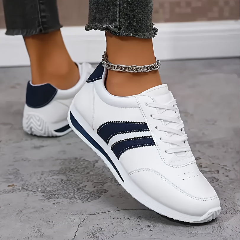 Sofia | Eleganti e Leggere Sneakers Donna per Comfort Quotidiano – Scarpe da Ginnastica Bianche 1
