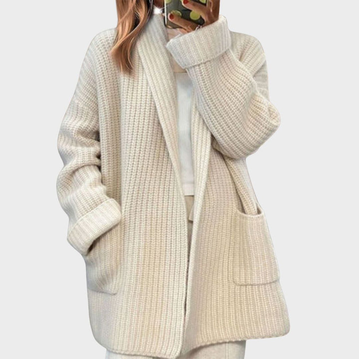 Solea | Cardigan Donna Elegante Lungo Ampia Vestibilità Traspirante 3