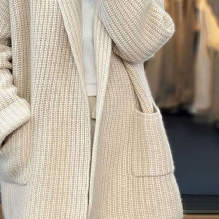 Solea | Cardigan Donna Elegante Lungo Ampia Vestibilità Traspirante 4